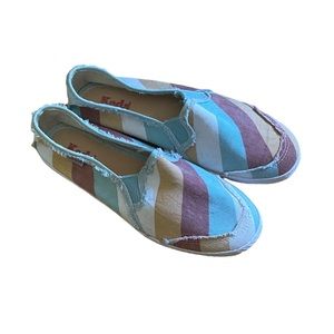 Keds Vintage Stripe Slip On Striped Sneakers